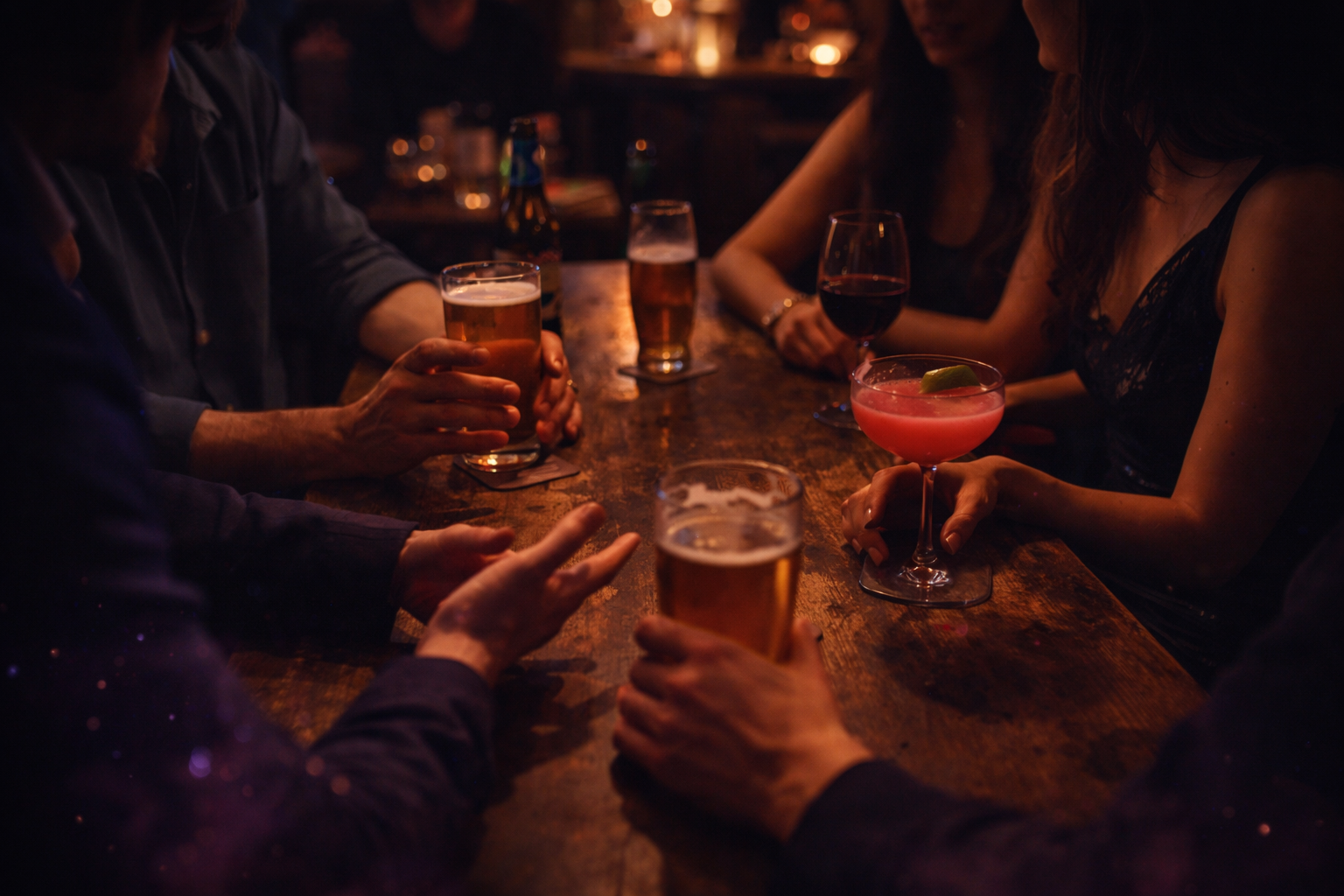 מפגש חברתי בבית קפה